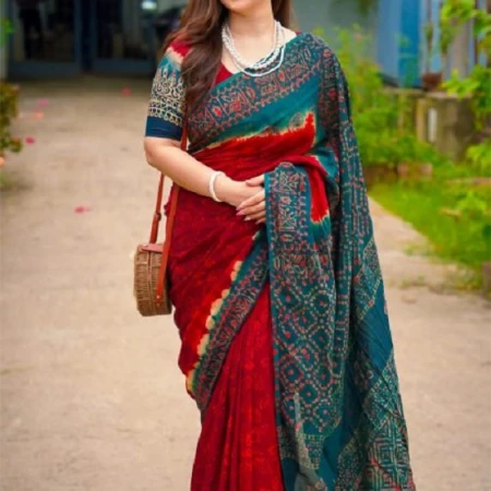 4310 - Premium Silk Batik Saree Code