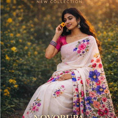 Code-5051 -ডিজিটাল-প্রিন্টেড-সফট-সিল্ক-শাড়ি