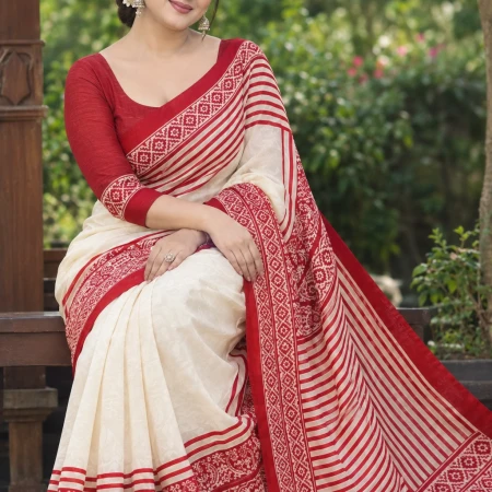 Code-4060-Premium Semi Moslin Silk