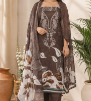 NB-001 এসি কটন থ্রী পিস (Brown)