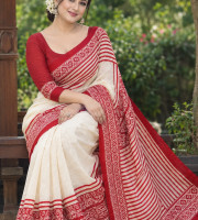 Code-4060-Premium Semi Moslin Silk